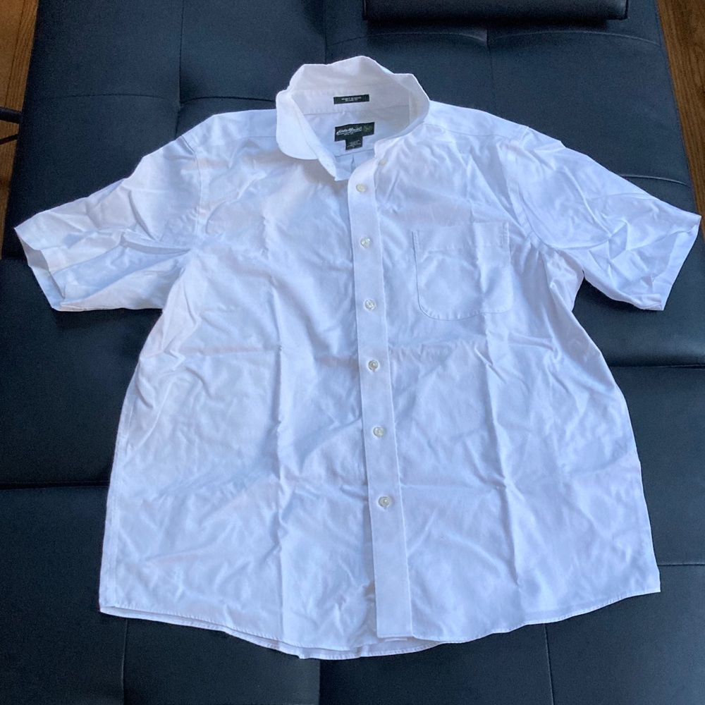 Eddie Bauer Relaxed Fit White Shirt